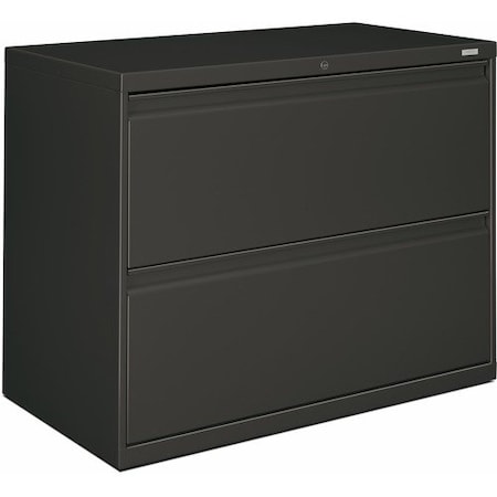 Hon HON 882LS, 800 SERIES TWO-DRAWER LATERAL FILE, 36W X 18D X 28H, CHARCOAL HON882LS